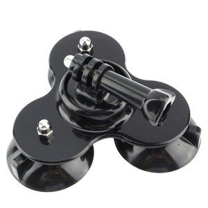 Triangle Suction Cup Mount For Sports Cameras